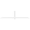 Ekena Millwork Eugene Architectural Grade PVC Gable Bracket, 108"W x 27"H x 2"D x 4"F, 6/12 Pitch GBP108X27X0204EUG00 - alternate 3